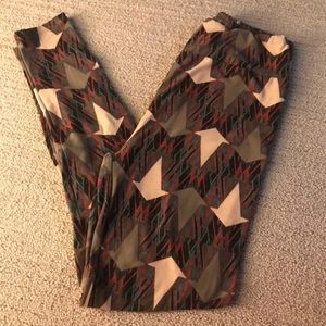 Lularoe patterned leggings- OS